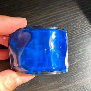 Authentic Dior Vintage Snap Bracelet Blue